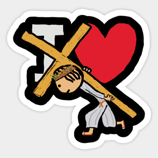 I Love Jesus Sticker